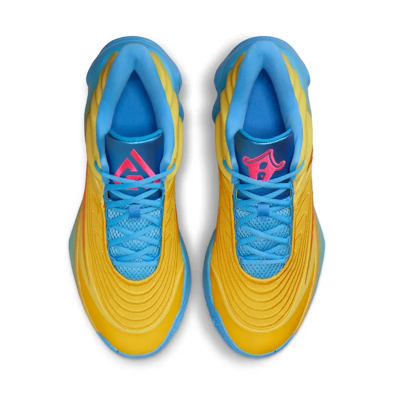 Nike Giannis Immortality 4 Lightning University Blue Barely Volt Hyper Pink (FQ3680-700)