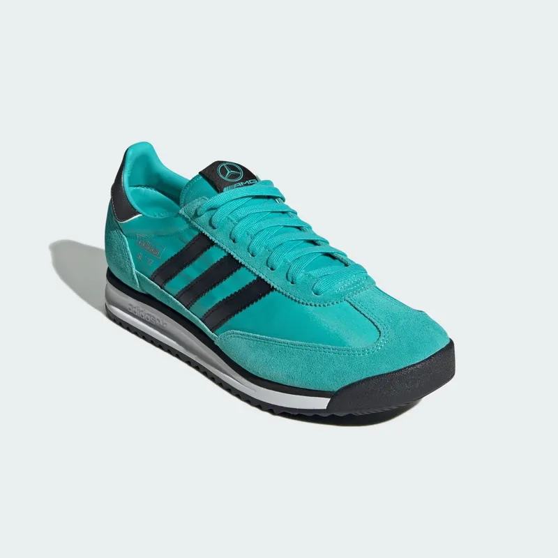 Adidas SL 72 RS MERCEDES Shoes Core White / Core Black / Silver Metallic (JQ1783)