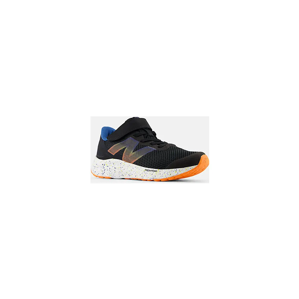 New Balance Fresh Foam Arishi v4 Bungee Lace Black Blue Agate Blaze Orange (PAARIBS4)