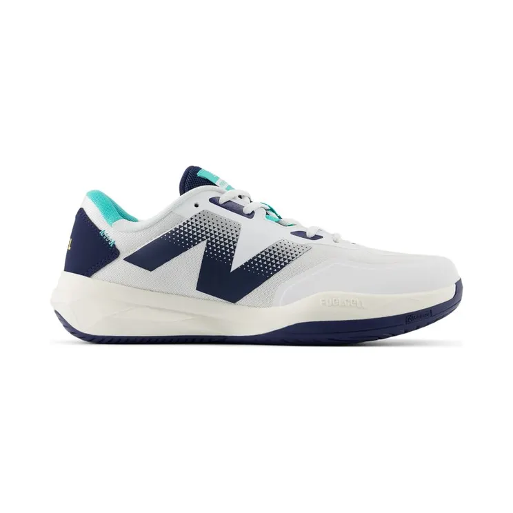 New Balance FuelCell 796v4 Padel White Navy Cyber Jade (MCH796D4)