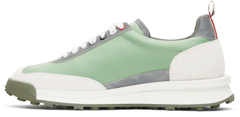 Thom Browne Green Reflective Nylon Tech Sneakers (MFD239A-F0089)