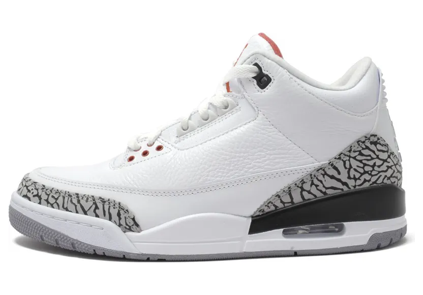 Air Jordan 3 Retro White Cement Grey (136064-105)