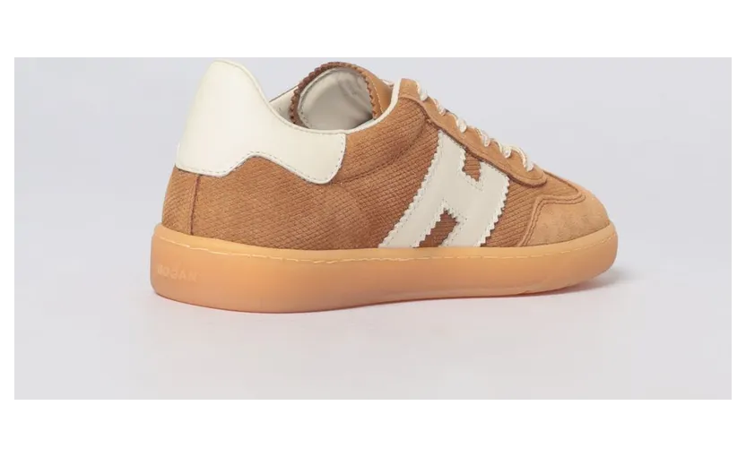 Hogan Cool Sneakers in Suede with Logo Brown (HXW6470FB60UXJ419E) (2)