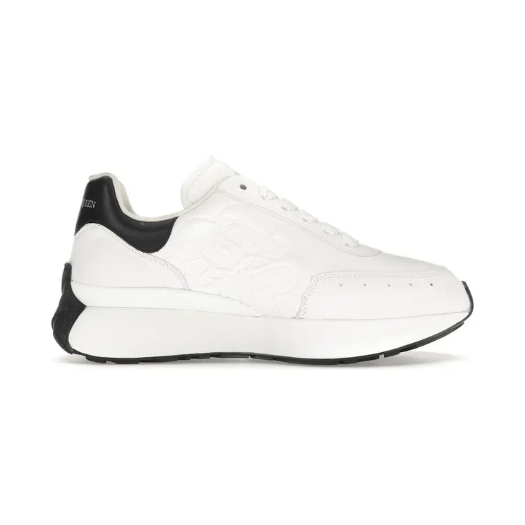Alexander McQueen Sprint Runner White Black (688548 WIC93 9061)