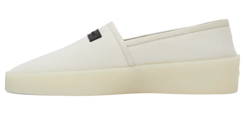 Fear of God White Canvas Espadrille Sneakers (FG80-013CNV) (3)