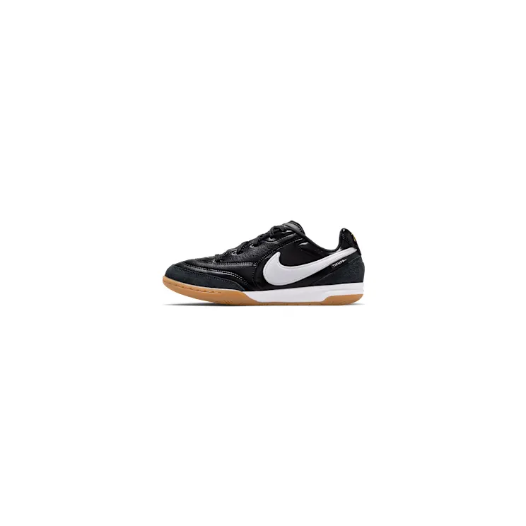Nike Jr. Tiempo Streetgato ‘ Indoor/Court Low-Top “Black/White” (IB5039-010)