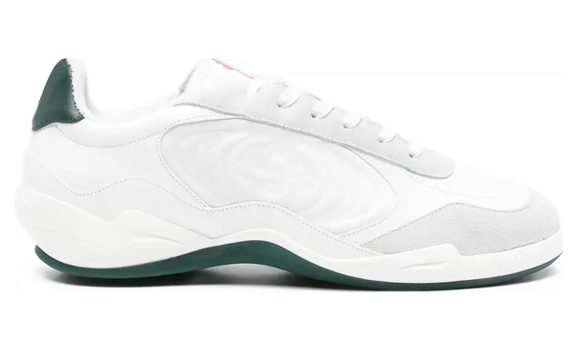 Casablanca Squash Logo-detail Lace-up “White/Green” (SP26-SNK-029 01 WHGRE)