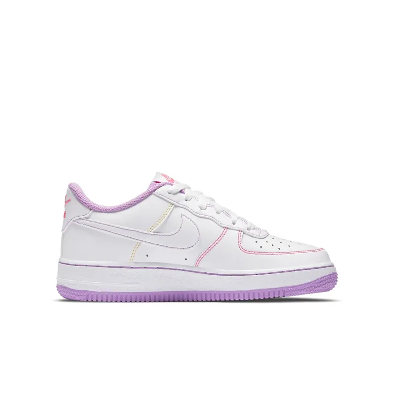 Nike Air Force 1 ’07 Stitch Fuchsia Glow Hyper Pink (GS) (2021) (CW1575-110)