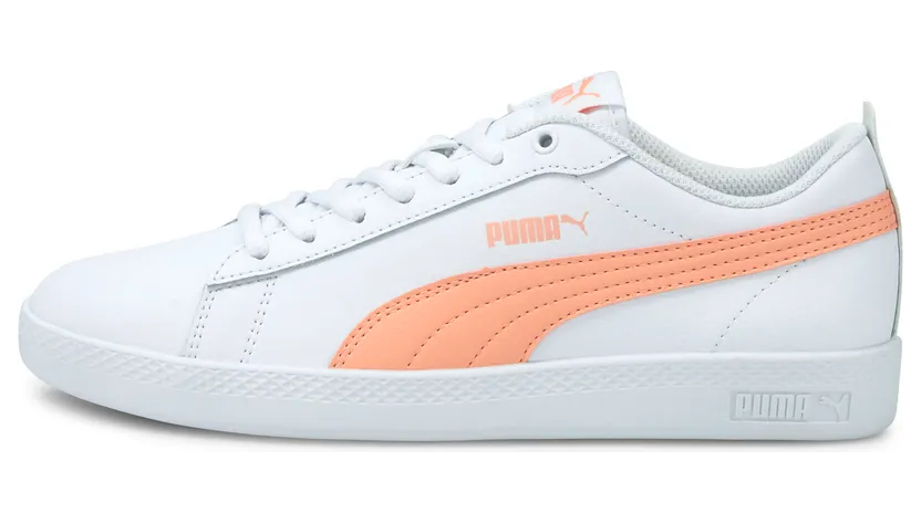 Puma Smash v2 leren Zwart/Wit (365208-26)