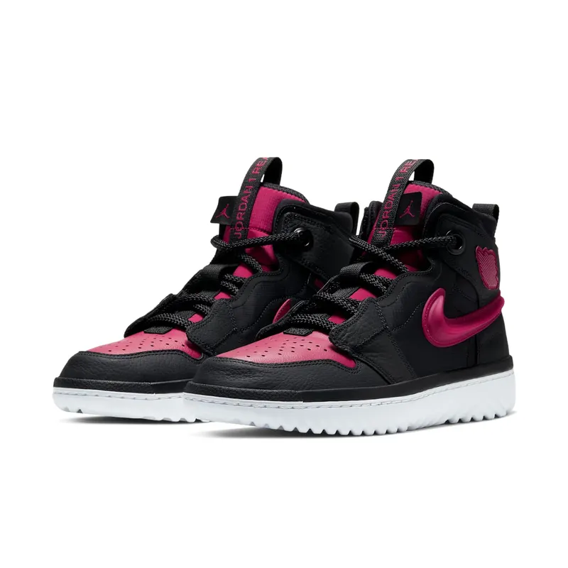 Jordan 1 High React Black Noble Red Black/White-Noble Red (AR5321-006)