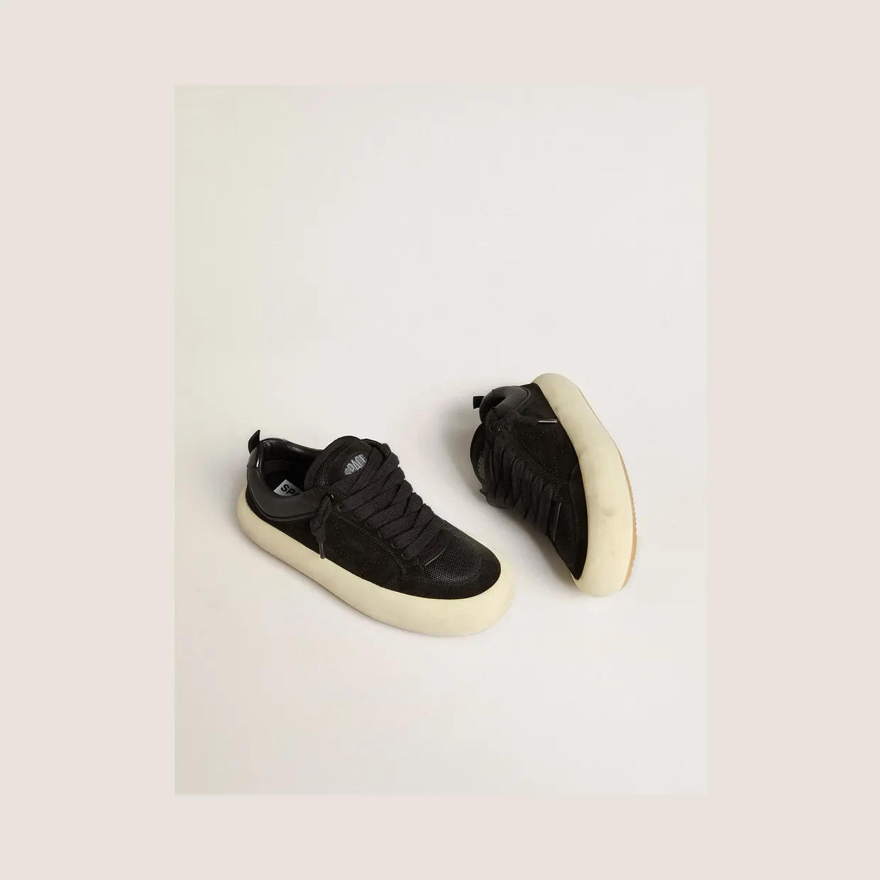 Golden Goose Space-Star Cube In Black Suede With Perforated Star (GWF00807.F007093.90100) (2)