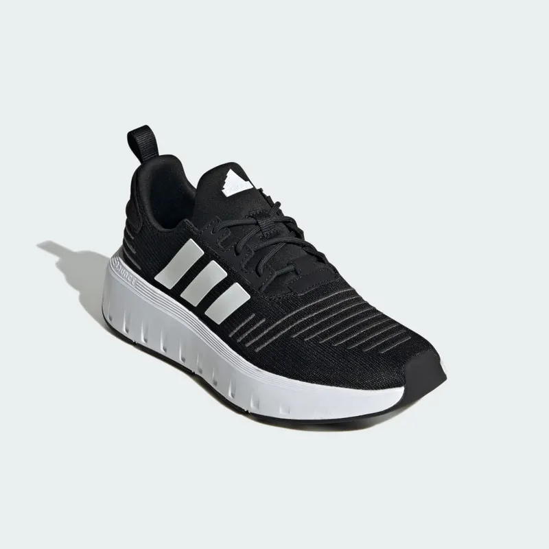 Adidas Swift Run Kids Core Black / Cloud White / Grey Five (IG7293)