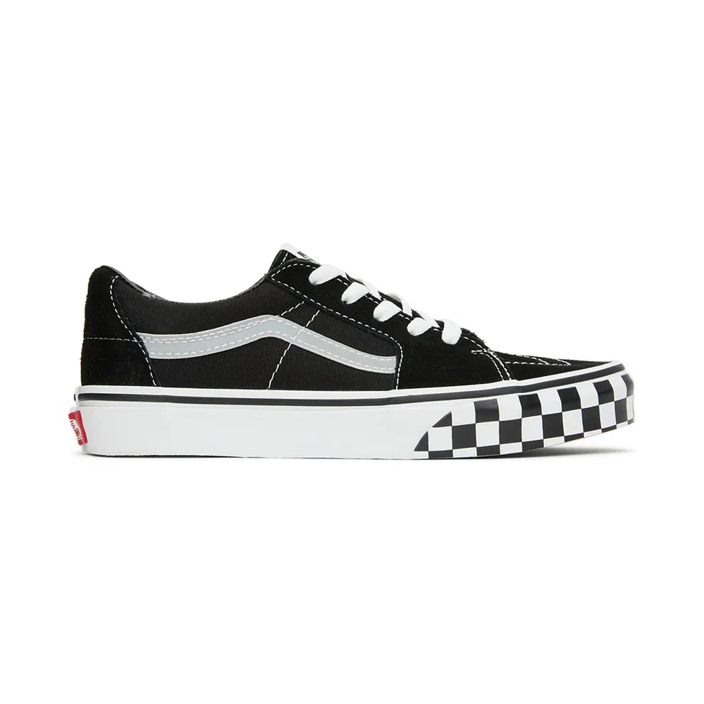 Vans Kids Black Checkerboard Sk8-Low Big Kids Sneakers (VN0A5EE4AC91)