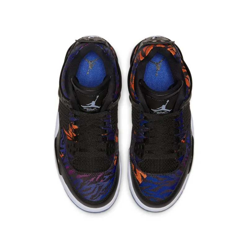 Jordan 4 Retro Black Rush Violet (GS) Black/White-Rush Violet (BQ9043-005)