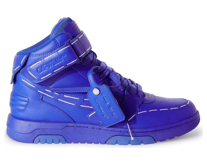 OFF-WHITE Out Of Office Low Sartorial Stitching Mid Top Blue (OMIA259S23LEA0024848)