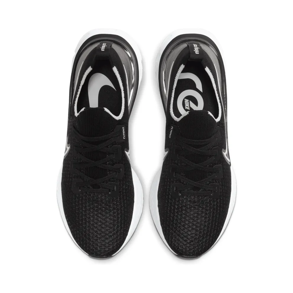 Nike React Infinity Run Black White Black/White-Dark Grey (CD4371-002)