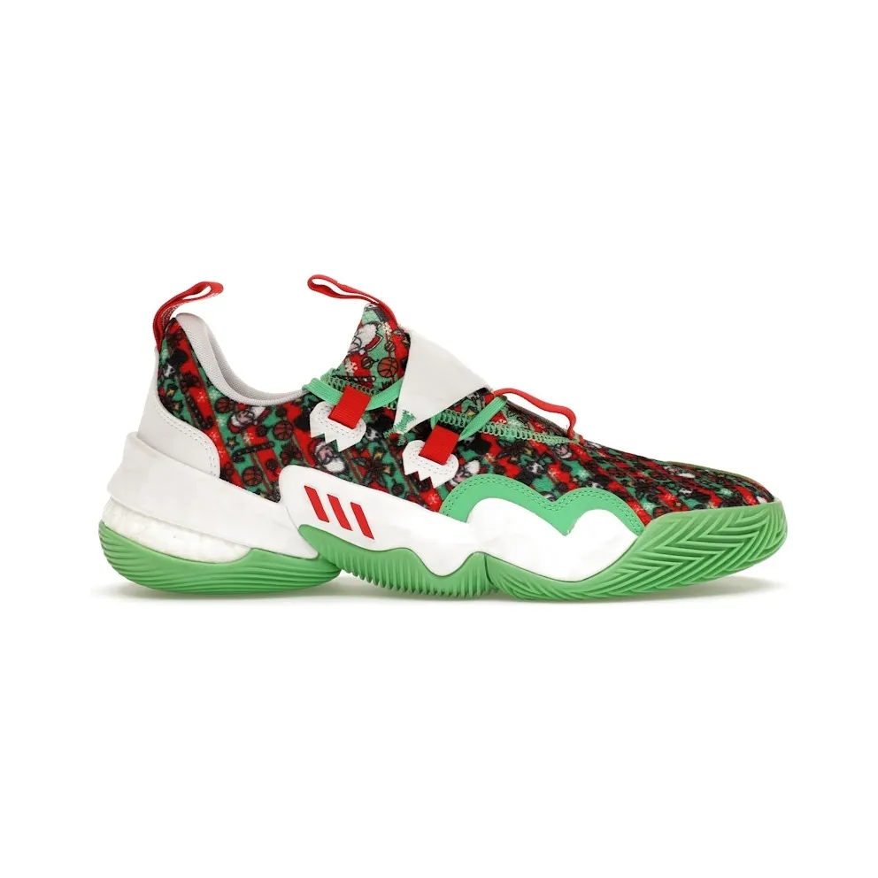 Adidas Trae Young 1 Semi Screaming Green / Vivid Red / Cloud White (GY0305)