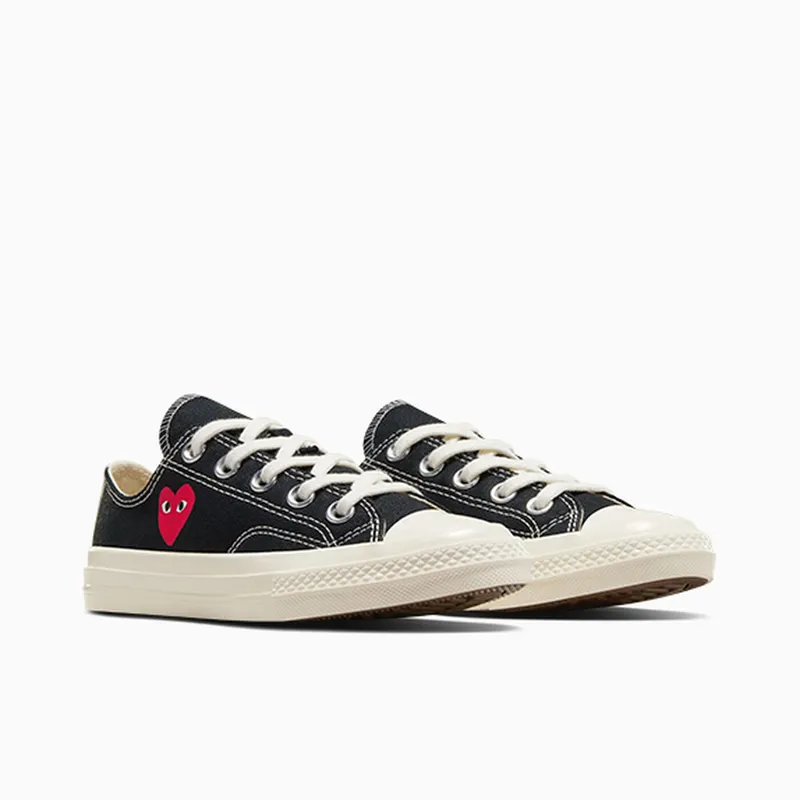 Converse PLAY Comme des Garçons Single Heart Chuck 70 Black/Egret/Red (A08806C)