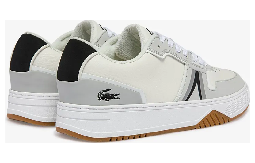 Lacoste L001 Leather Colour-Pop White / Black (43SMA0075-147) (3)