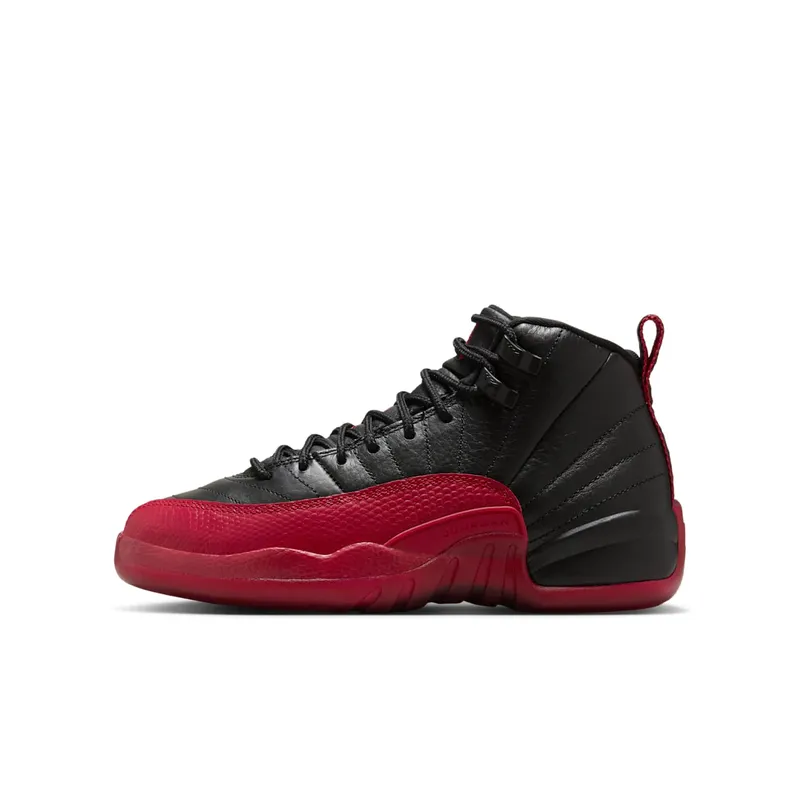 Jordan 12 Retro Flu Game 2016 (GS) Black/Varsity Red (153265-002)