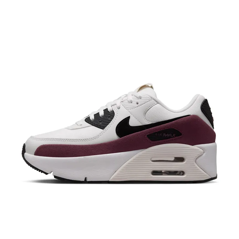 Nike Air Max 90 LV8 Sail Night Maroon Phantom Black (FD4328-107)