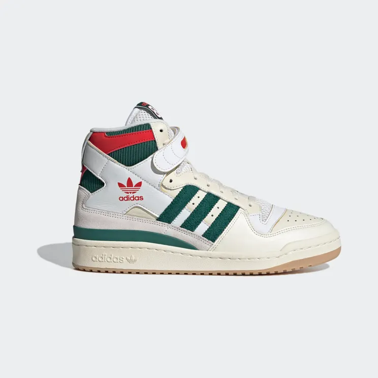 adidas Forum 84 High Cream White / Collegiate Green / Red (GX9055)
