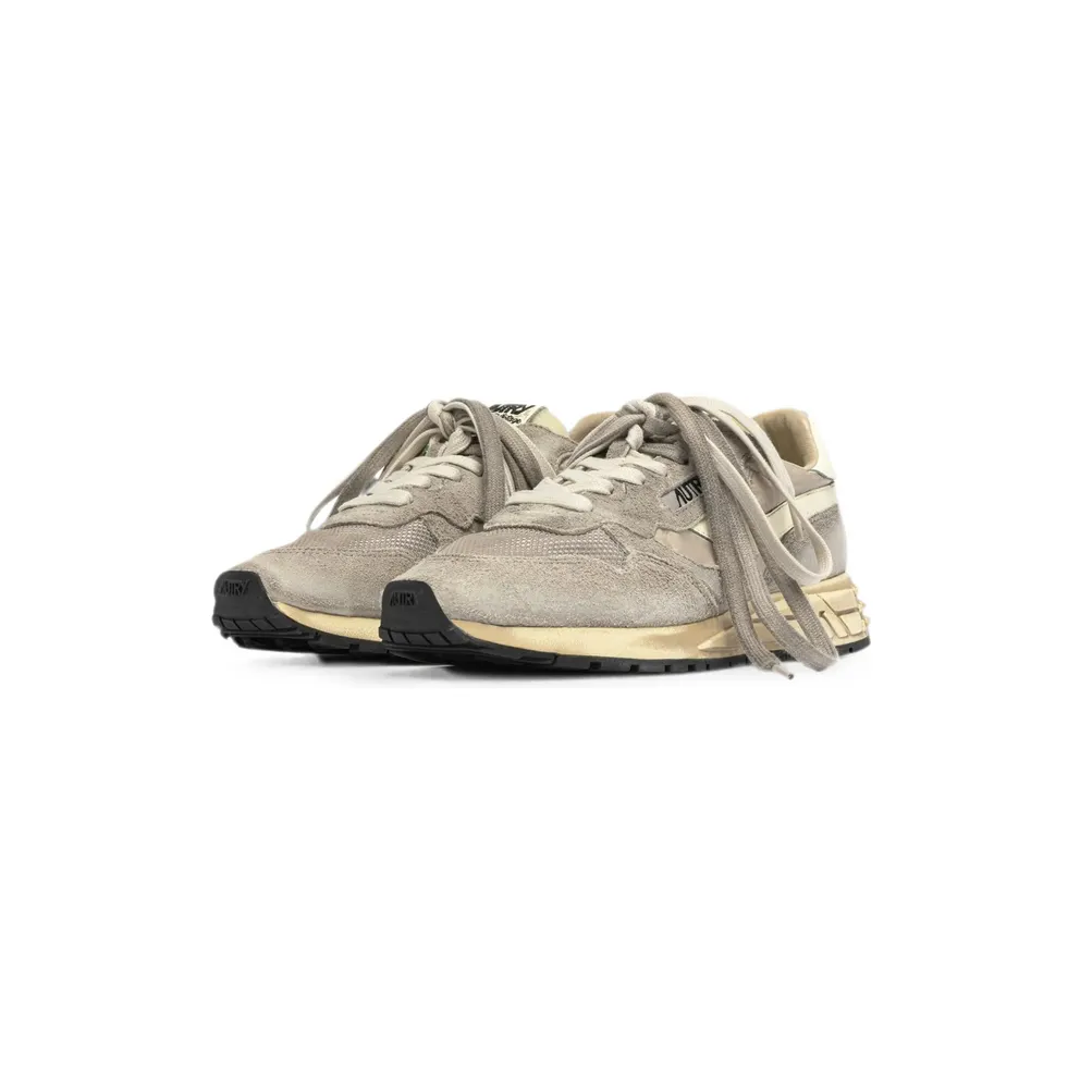 Autry Super Vintage Suede-panelled “Grey” (WVLW YG03)