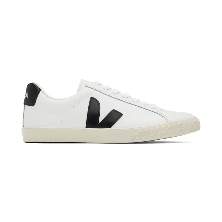 Veja White & Black Esplar Sneakers (EO0200005)