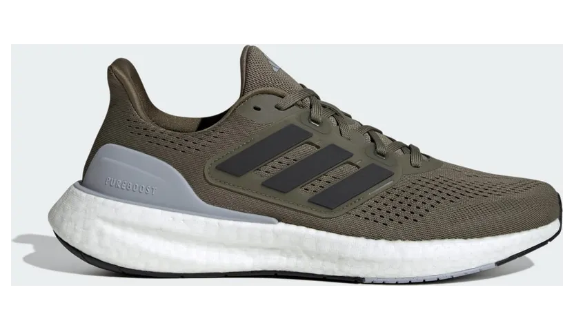 adidas Pureboost 23 Olive Strata Core Black Halo Silver (IF1548)