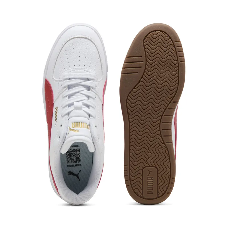 Puma Caven III “Puma White / Candy Apple / Gum” (404484_05)