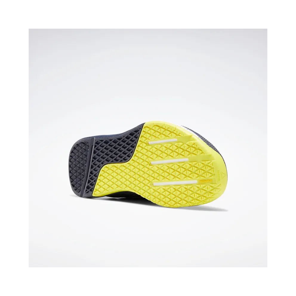 Reebok Nano X Shoes Vector Navy / White / Chartreuse