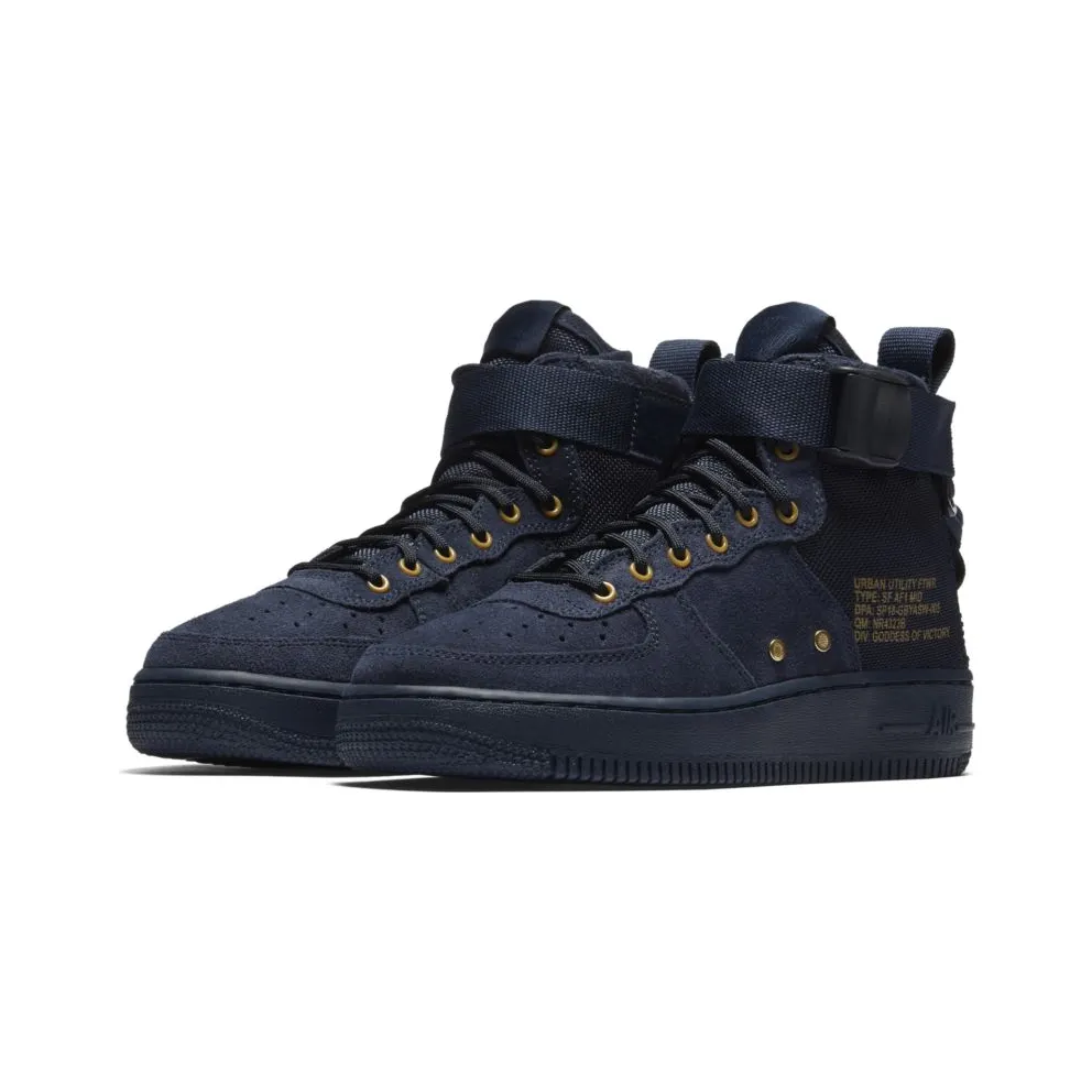 Nike SF Air Force 1 Mid Obsidian Black (GS)