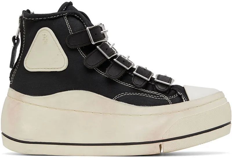 R13 Black Kurt Buckle High-Top (R13S5035-001)