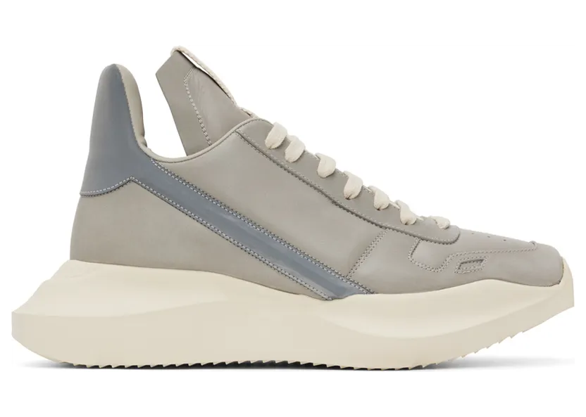 Rick Owens Gray Geo Geth Sneakers (RR02B2803 LCGRX)