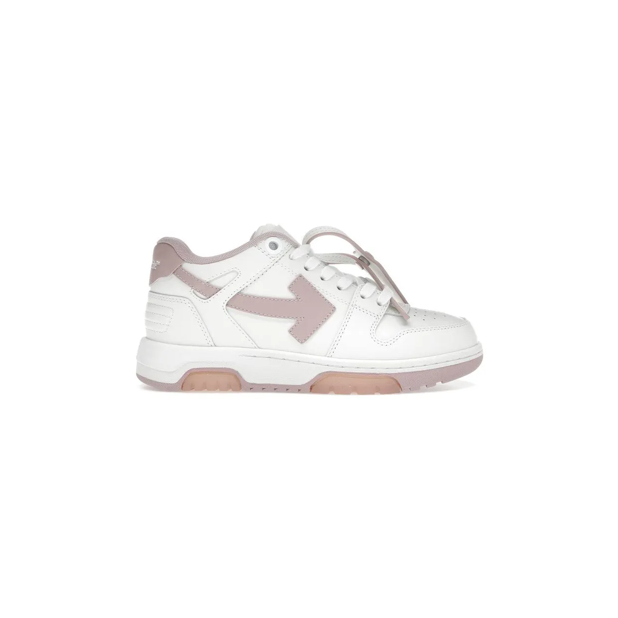OFF-WHITE Out Of Office OOO Low Tops White Pink (OWIA259C99LEA0180130)