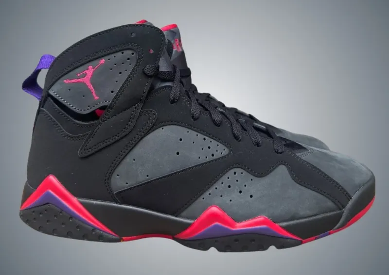 Air Jordan 7 – Playoffs – “Black / Dark Smoke Grey-True Red-Eggplant” (JJ5628-001)