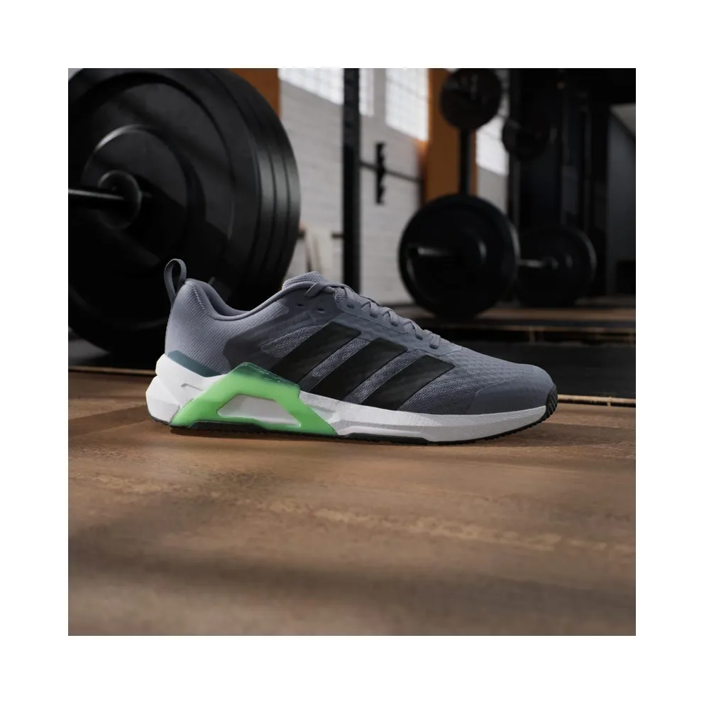 Adidas Dropset Control Training Shoes Grey / Core Black / Lime Burst (JS3119)