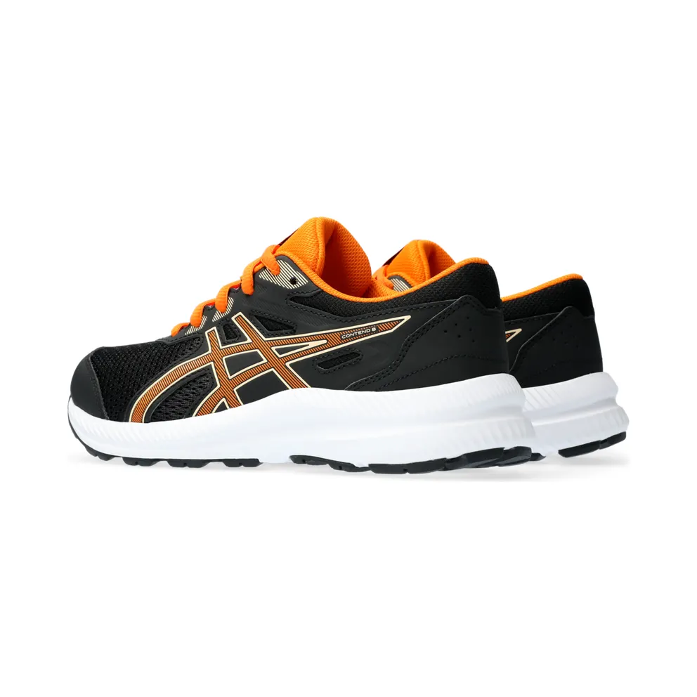Asics Contend 8 Gs Black/Bright Orange (1014A259.007)