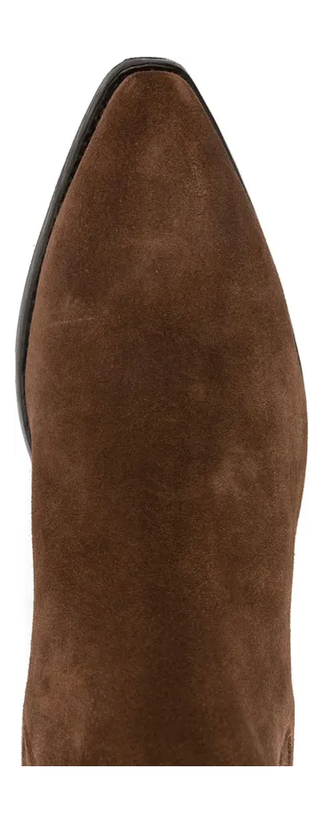 Prada 55mm Elasticated-gusset Suede Chelsea “Brown” (2TA084 F X000 054 F0324) (3)