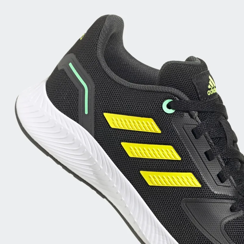 Adidas Runfalcon 2.0 Core Black / Beam Yellow / Beam Green (HR1408)