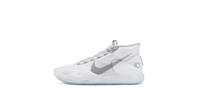 Nike KD 12 White Wolf Grey White/Wolf Grey-Black (CK1195-101)