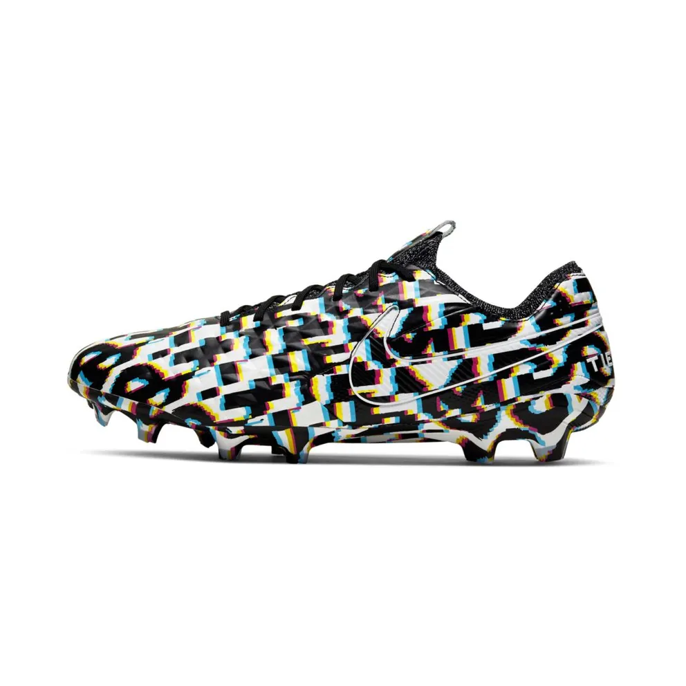 Nike Tiempo Legend 8 Elite SE FG Dazzle Camo Black/White (CJ7237-110)