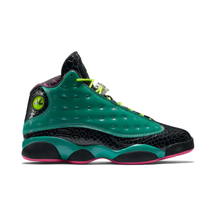 Air Jordan 13 Retro ‘Doernbecher’ Emerald Green/Volt Ice/Black/Dynamic Pink (836405-305)