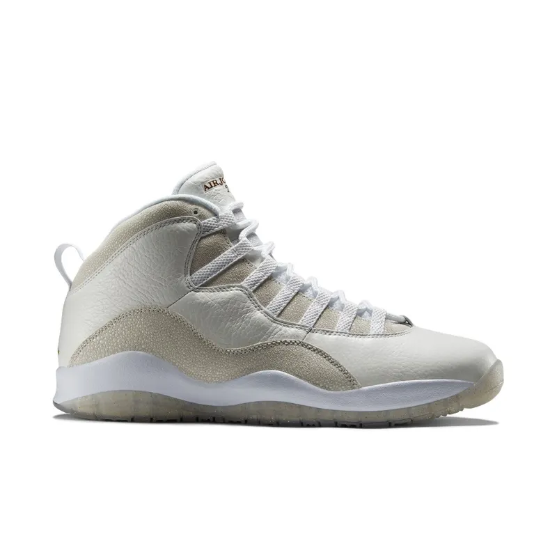Jordan 10 Retro Drake OVO White Summit White/Metallic Gold-White (819955-100)