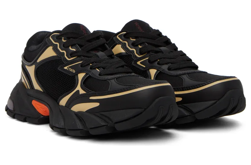 Heron Preston Black & Beige Block Stepper Sneakers (HMIA027F22FAB0011061) (4)