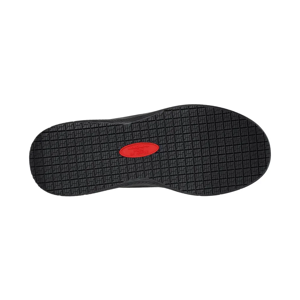 Skechers Slip-ins Work Slip Resistant: Summits “Colsin Sneaker Black” (200205BBK)
