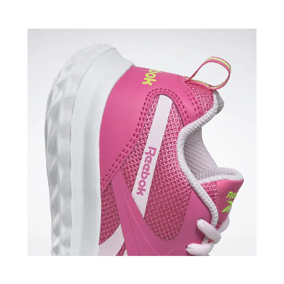Reebok Rush Runner 3 Shoes Kicks Pink / Porcelain Pink / Yellow Flare
