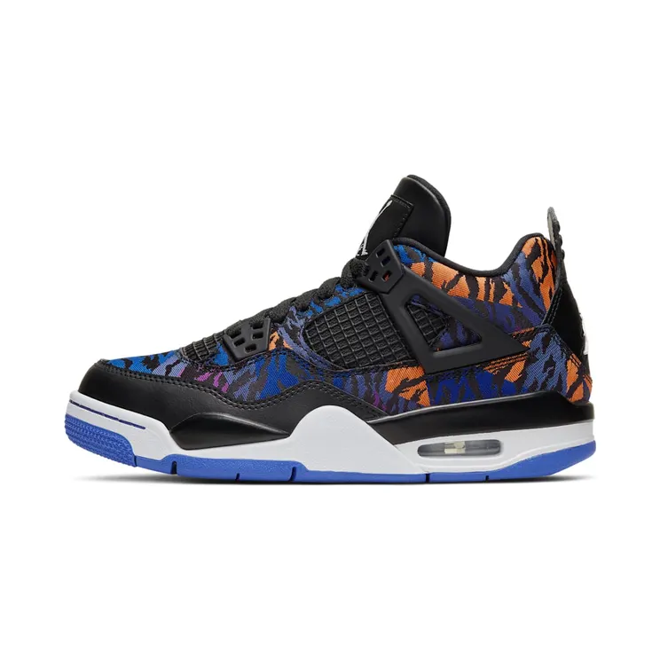 Jordan 4 Retro Black Rush Violet (GS) “Black / Rush Violet / Racer Blue / White” (BQ9043-005)