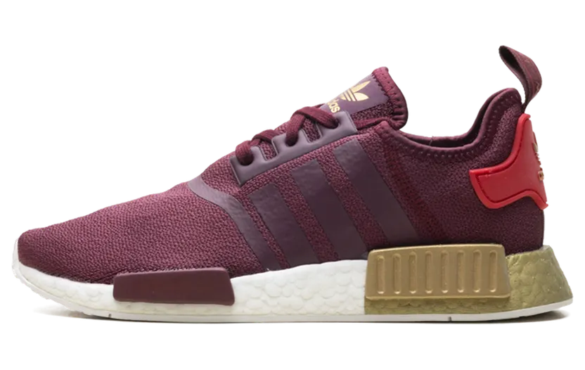 Adidas NMD R1 “MAROON/MAROON/GLORY RED/GOLD” (FY9390)