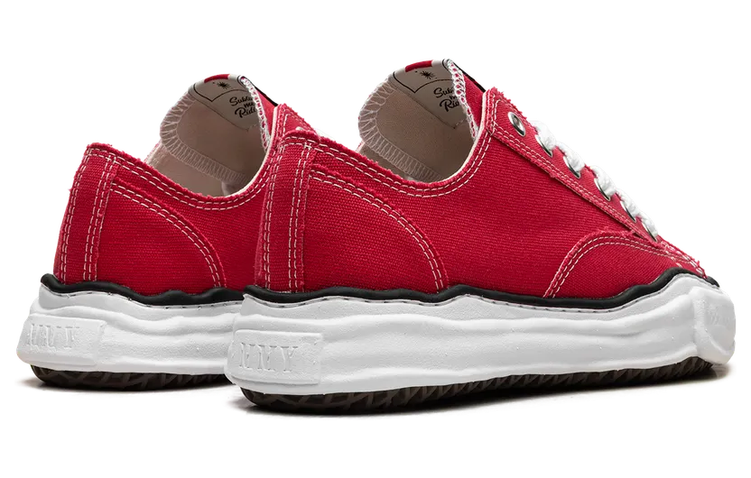 Maison Mihara Yasuhiro Peterson OG Sole Canvas Low “Red” (A01FW702-RED) (2)